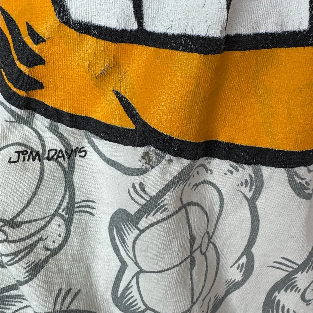 Vintage Garfield Cat AOP Tshirt Sun Tag XL - Picture 5 of 15